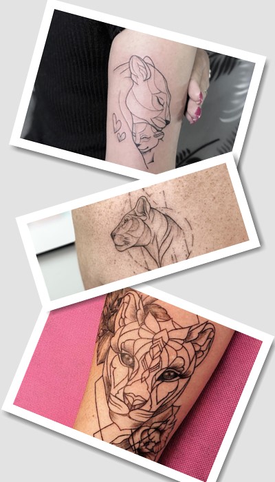 татуювання левиця у Києві