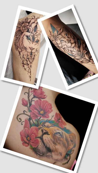 татуювання левиця