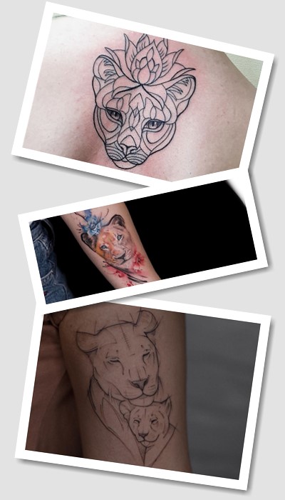 що означає тату левиця