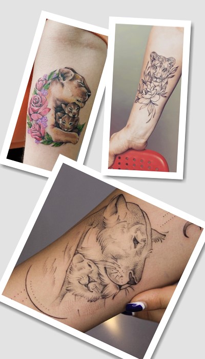 що означає татуювання левиця