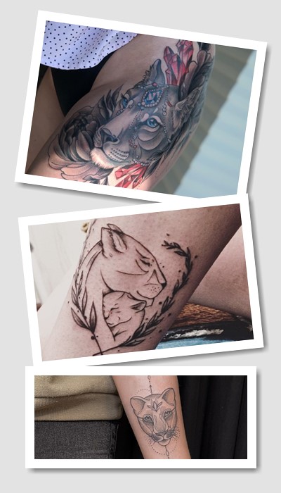 кому підійде тату левиця