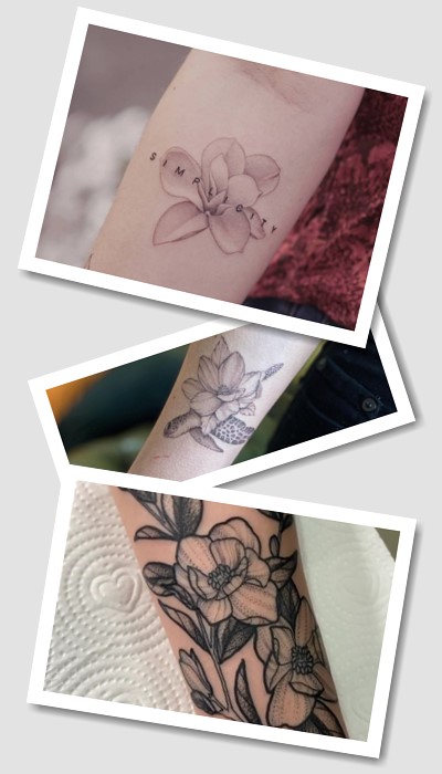 кому підійде татуювання магнолія