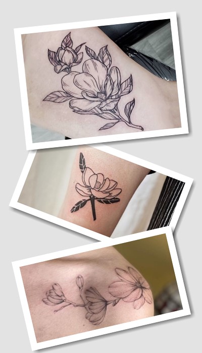 ідеї татуювання магнолія