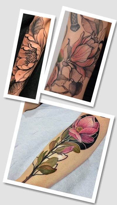 татуювання магнолія