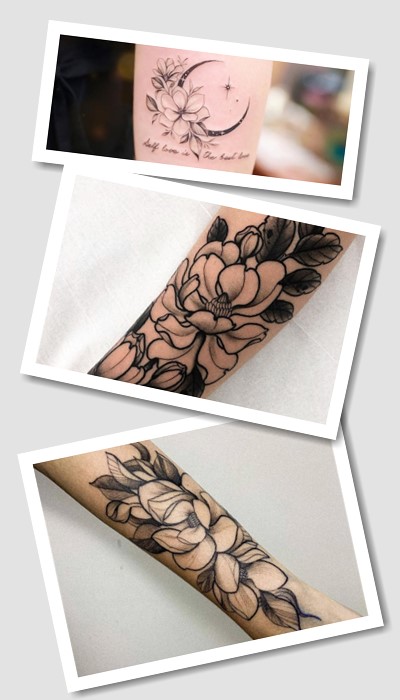 кому підійде татуювання магнолія