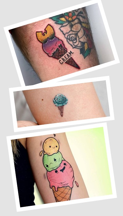 ідеї татуювання морозиво