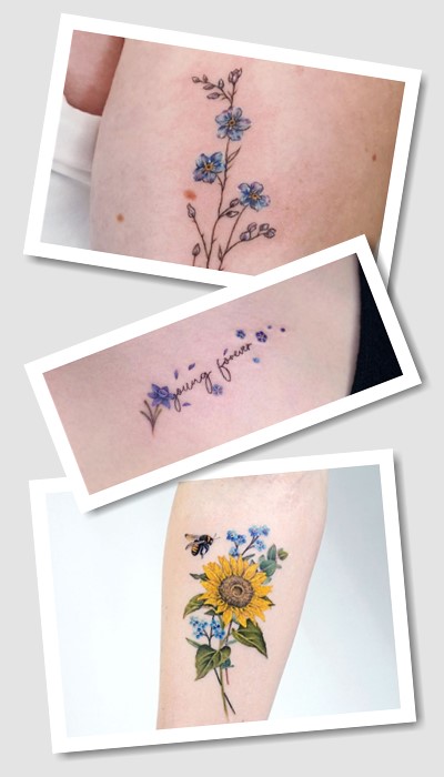значення татуювання незабудка