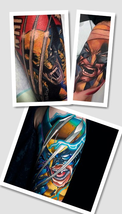 Оригінальні тату супергероя Росомахи та значення