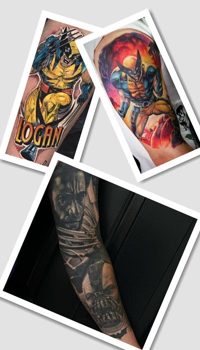 Варіанти малюнків  татуювання з Росомахою