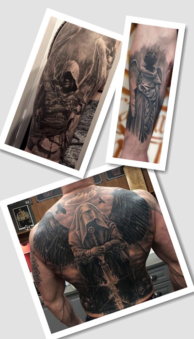 тату ангел смерті