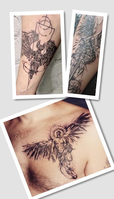 значення тату ангел смерті