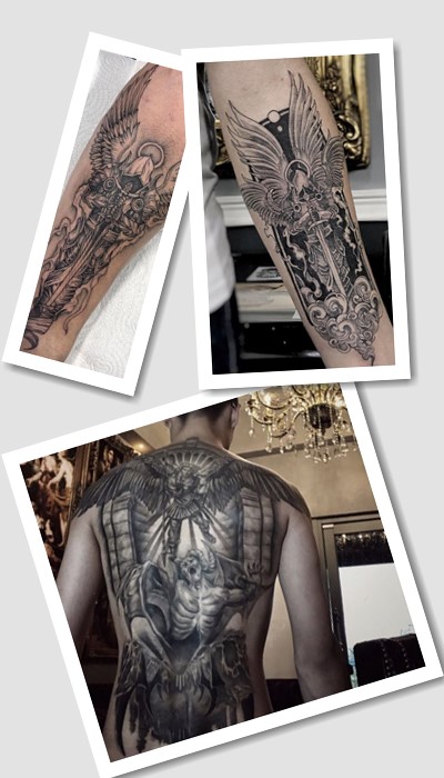 ідеї татуювання ангел смерті