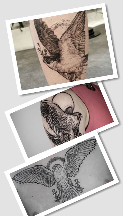 ідеї татуювання сокіл