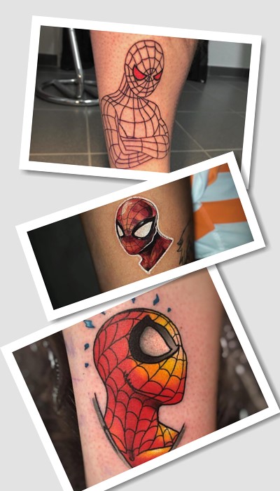 Варіанти малюнків Тату Людина павук