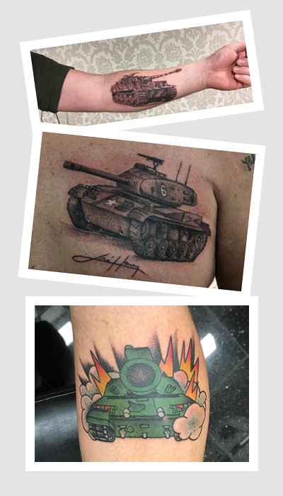 татуювання танк у Києві