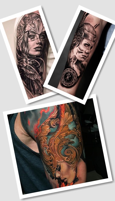 тату валькірія