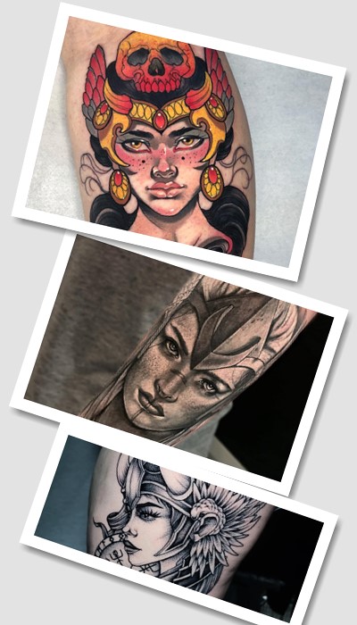 татуювання валькірія у Києві