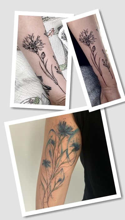 значення тату волошка