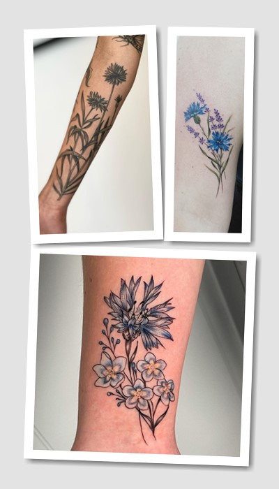 значення татуювання волошка