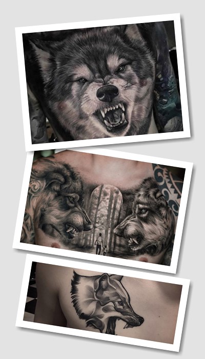значення тату вовк на грудях