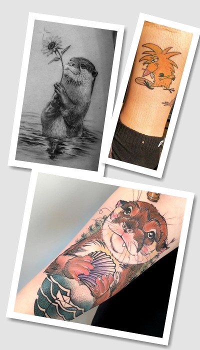 ідеї татуювання бобер і видра