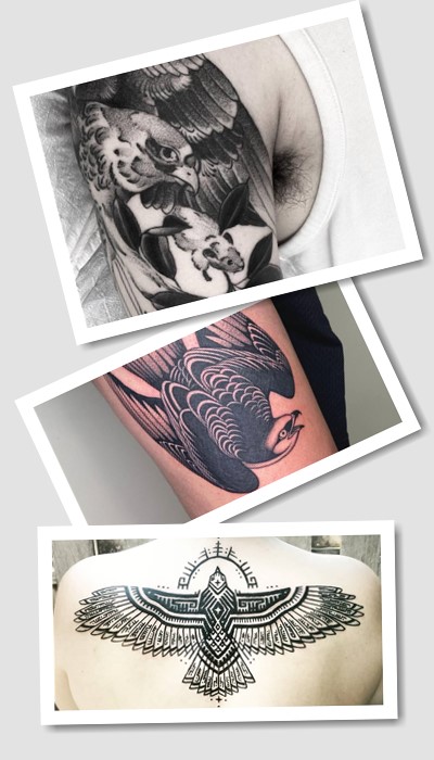 кому підійде татуювання яструб