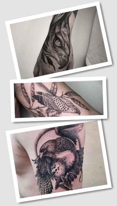 ідеї татуювання яструб