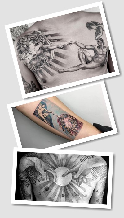 тату створення Адама