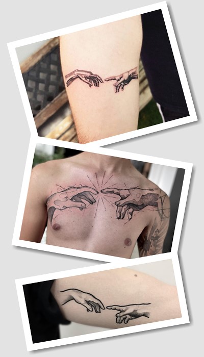 татуювання створення Адама у Києві