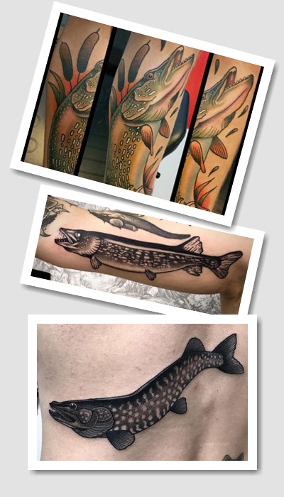 татуювання Щука