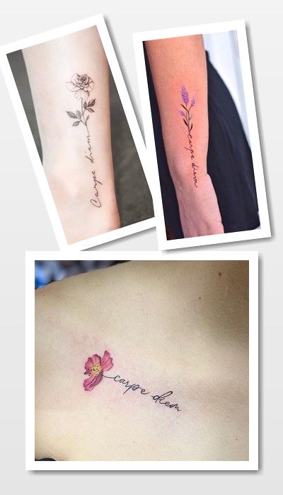 татуювання Carpe Diem