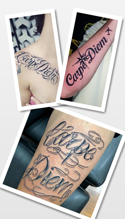 значення тату Carpe Diem