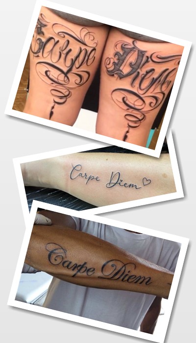 що означає тату Carpe Diem