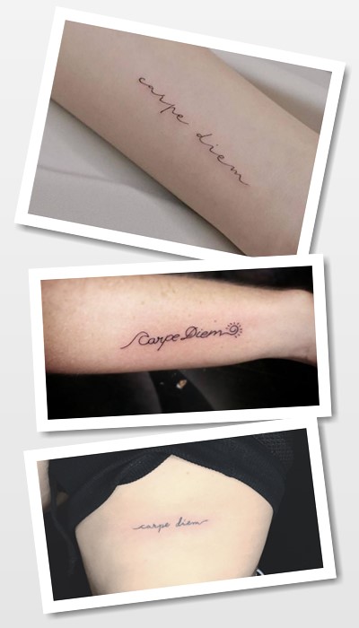 що означає татуювання Carpe Diem