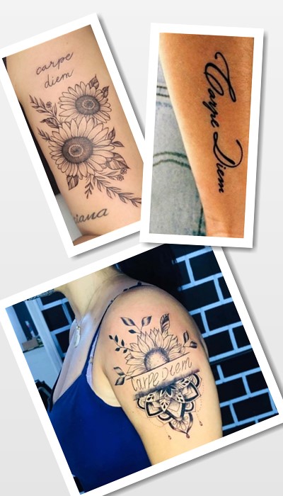 кому підійде татуювання Carpe Diem