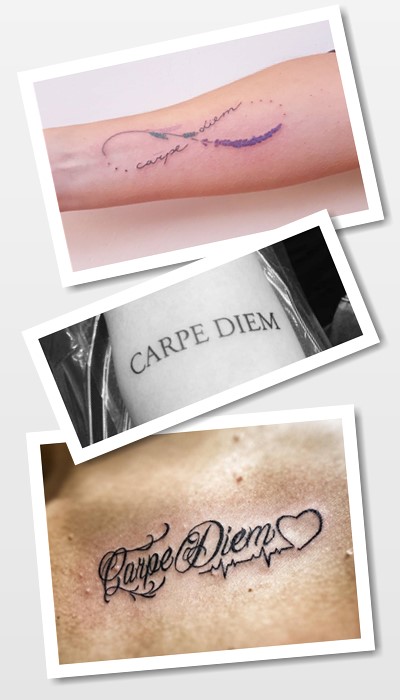 ідеї татуювання Carpe Diem