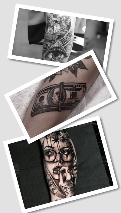ідеї татуювання гроші і долари