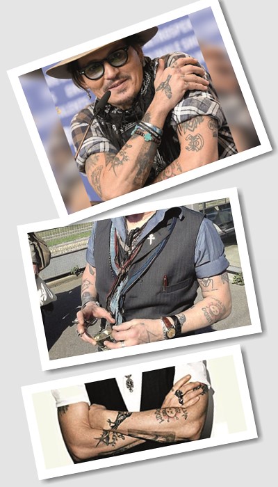 що означають татуювання Джонні Деппа