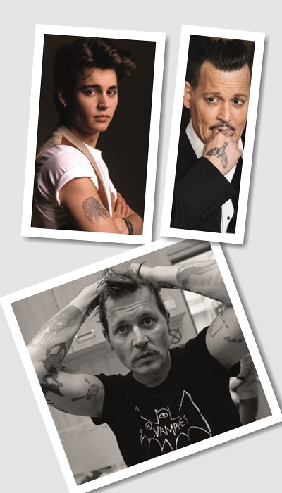 які татуювання у Джонні Деппа 