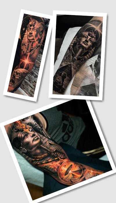 стиль єгипетські татуювання