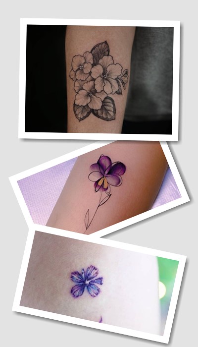 значення тату Фіалка