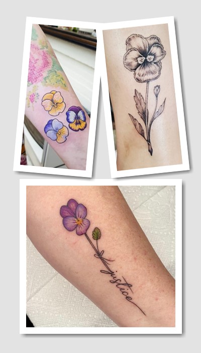 значення татуювання Фіалка