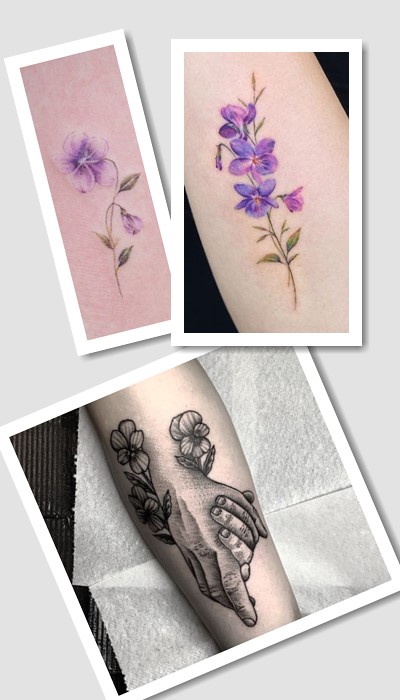 що означає тату Фіалка