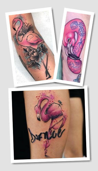 татуювання Фламінго