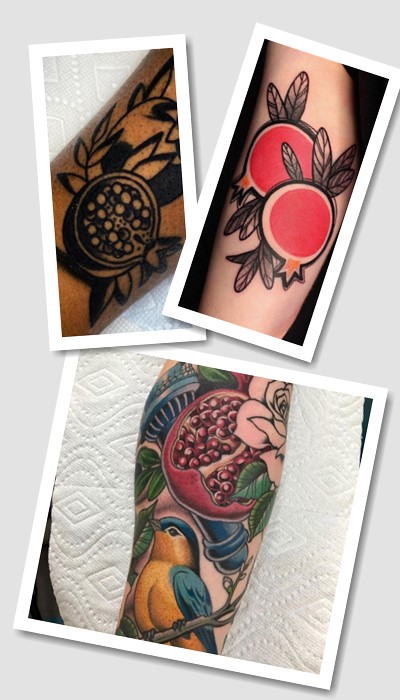 татуювання Гранат