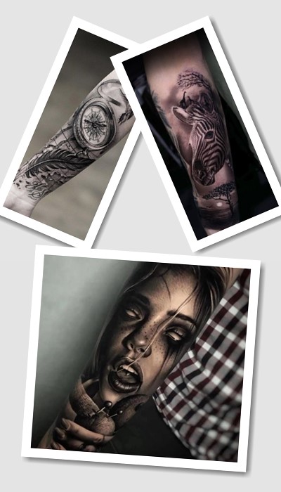 стиль грейвош тату 