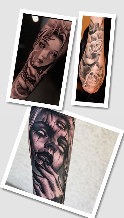 блек енд грей татуювання