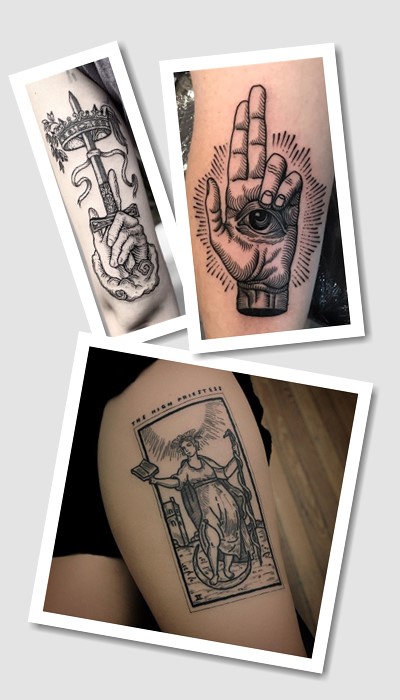 татуювання гравюра