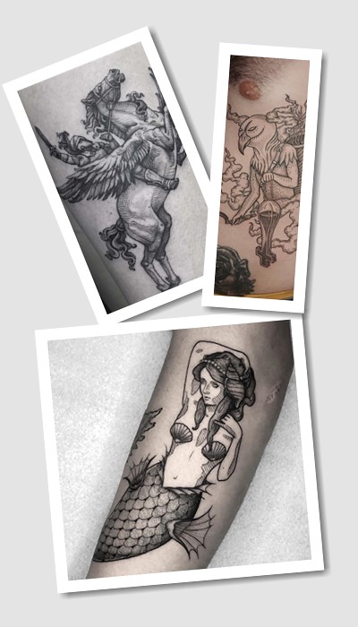 ідеї гравюра тату