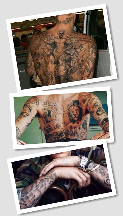 ідеї татуювання як у Джастіна Бібера